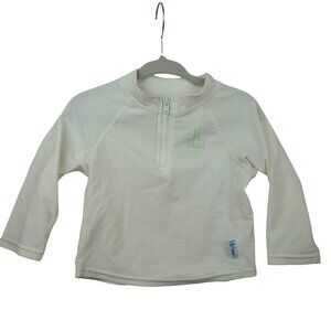 NWOT I Play Baby Long Sleeve Rashguard UPF 50+ 12 Months White‎